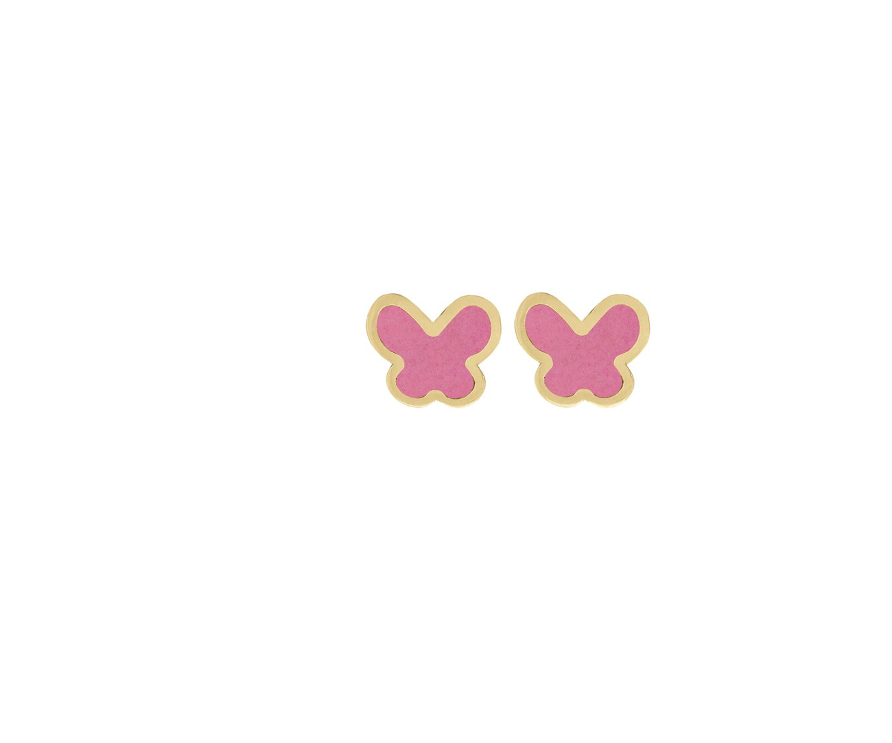 14k Gold Mini Lucy Butterfly Studs