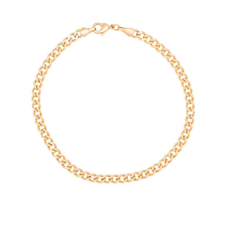 14k Gold Cuban Chain Gina Bracelet