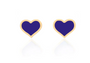 14k Gold Small Heart Studs